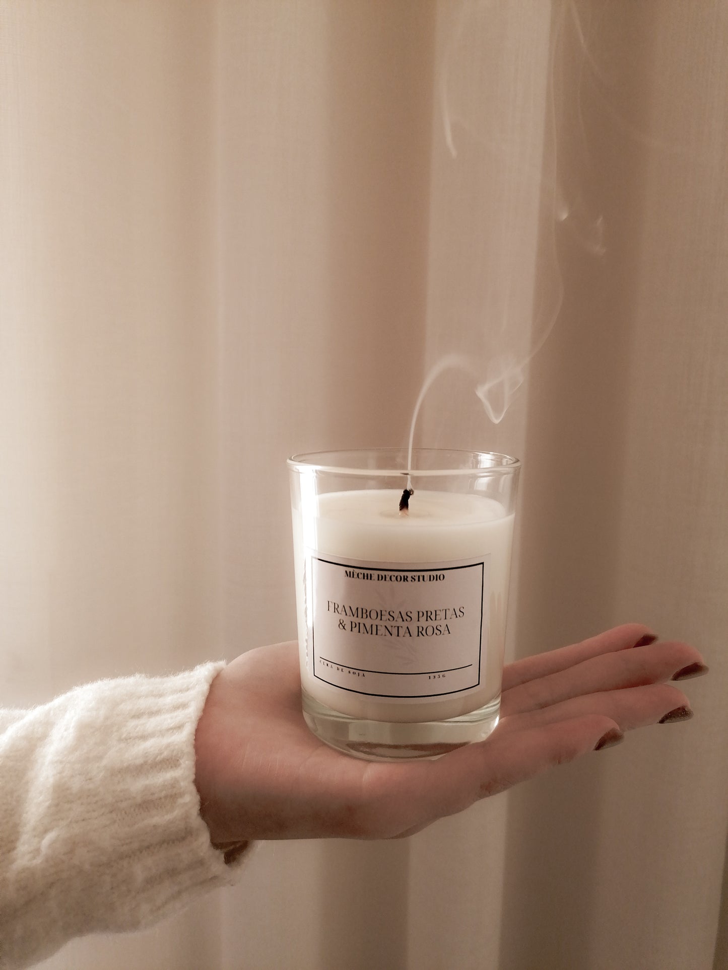 VELA COPO TRANSPARENTE