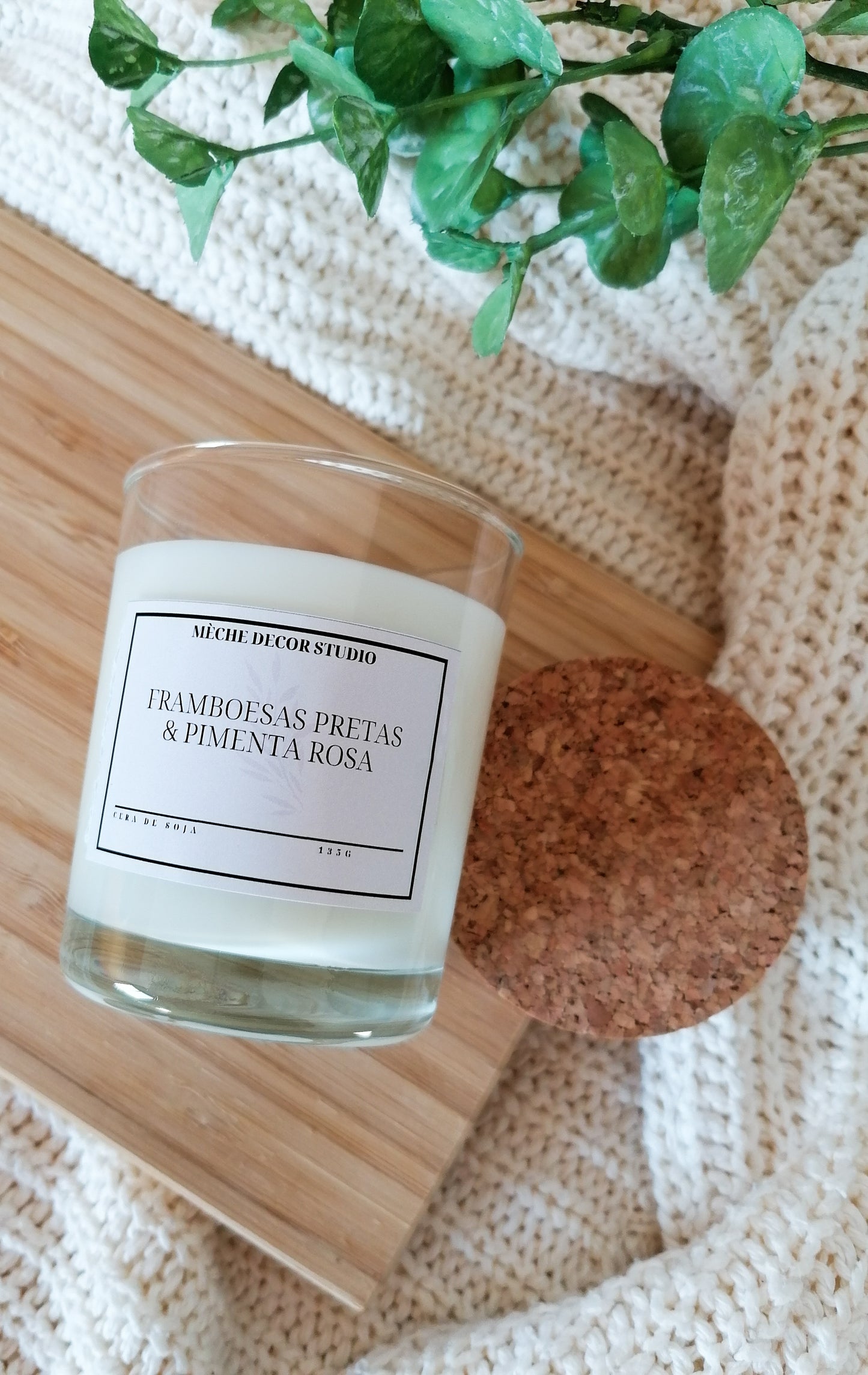 VELA COPO TRANSPARENTE